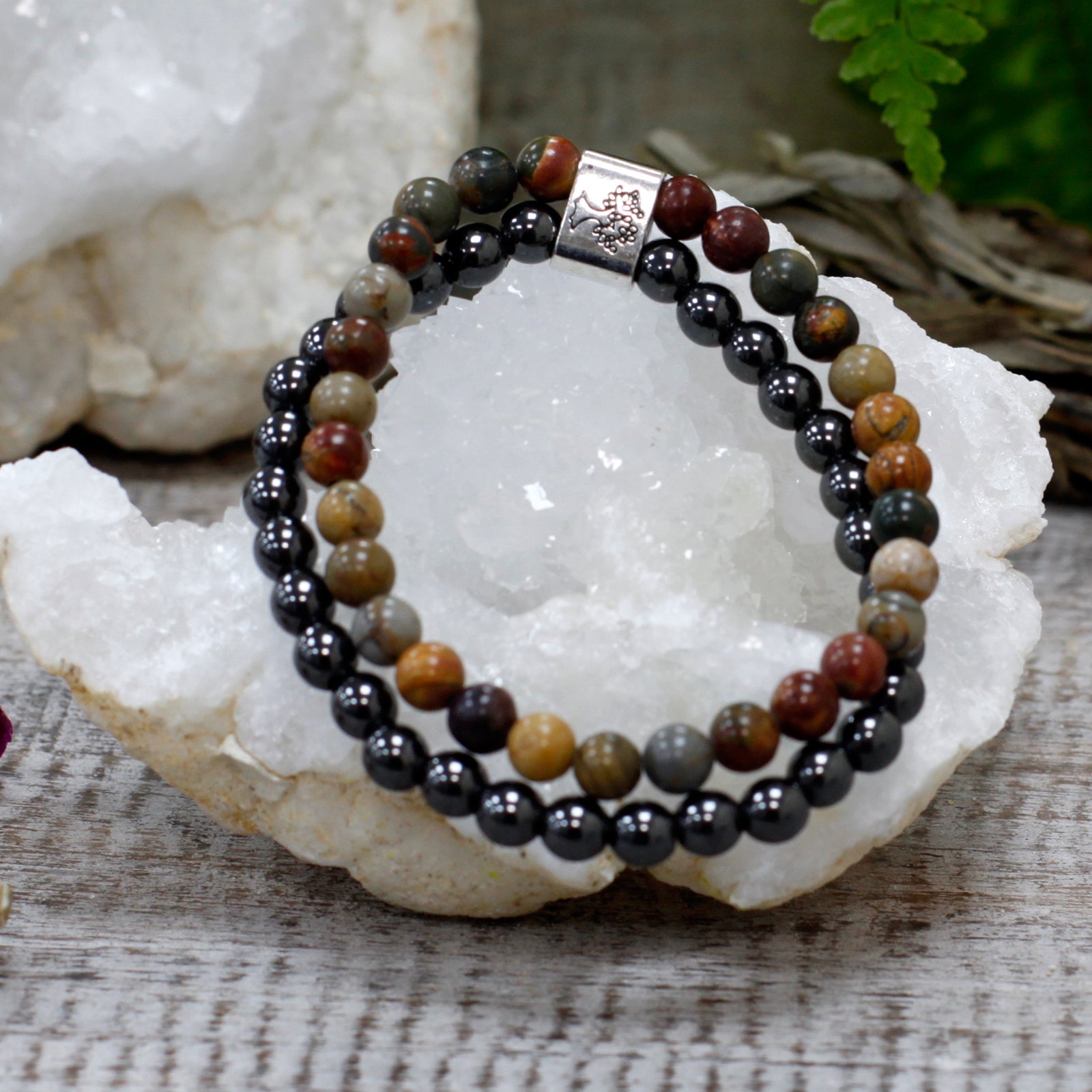 Wellness-boosting magnetic bracelets
