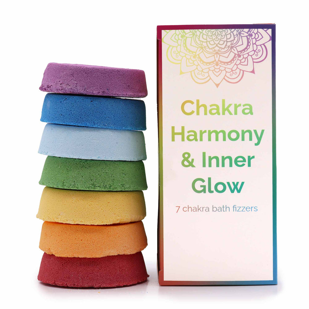 Chakra Bath Bombs Set - Chakra Harmony & Inner Glow