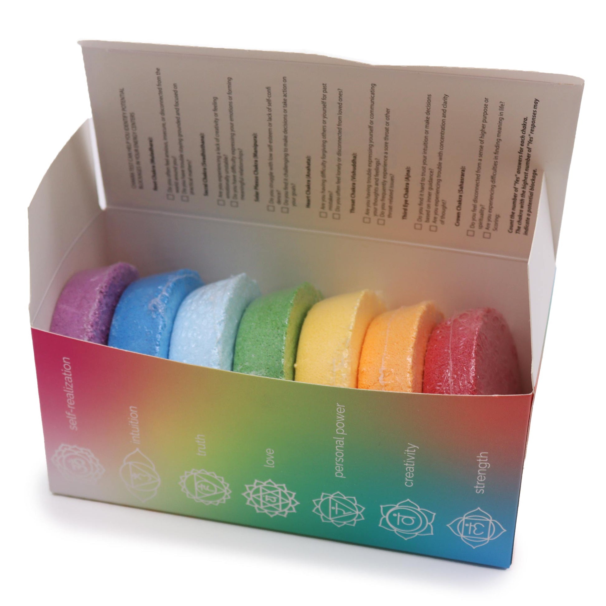 Chakra Bath Bombs Set - Chakra Harmony & Inner Glow