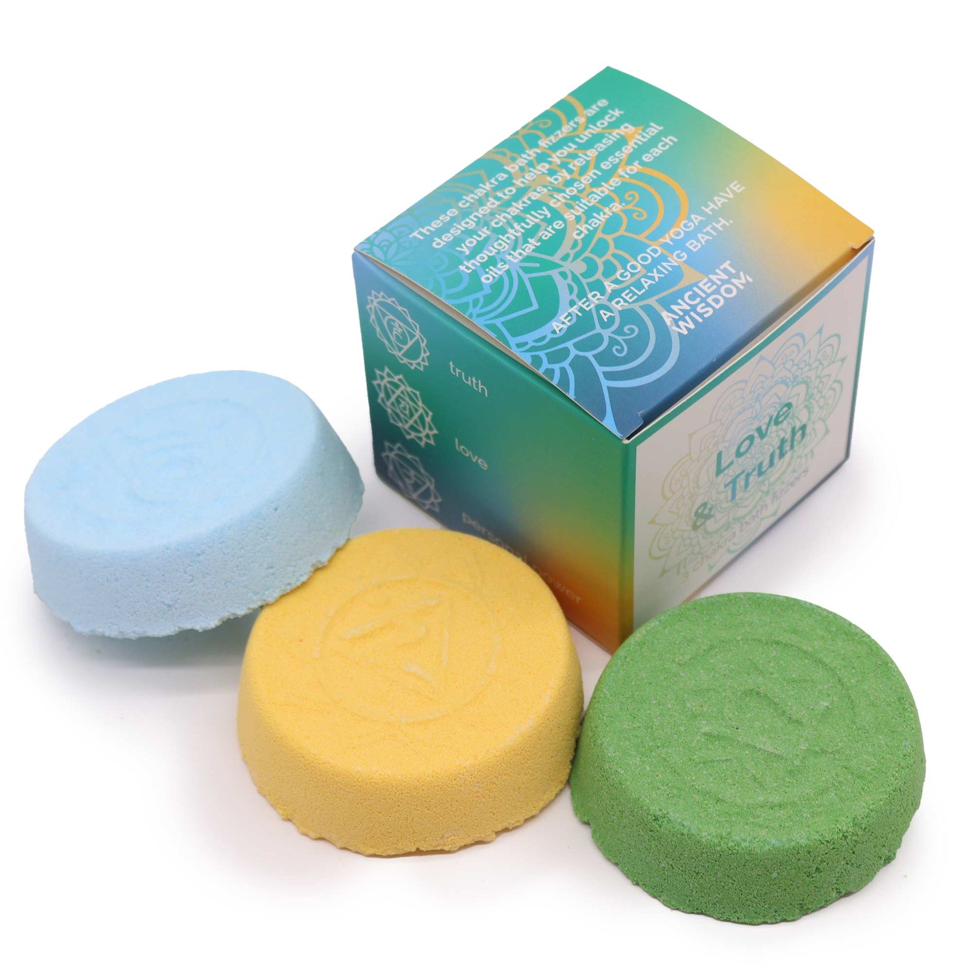Chakra Bath Bombs Set - Love & Truth