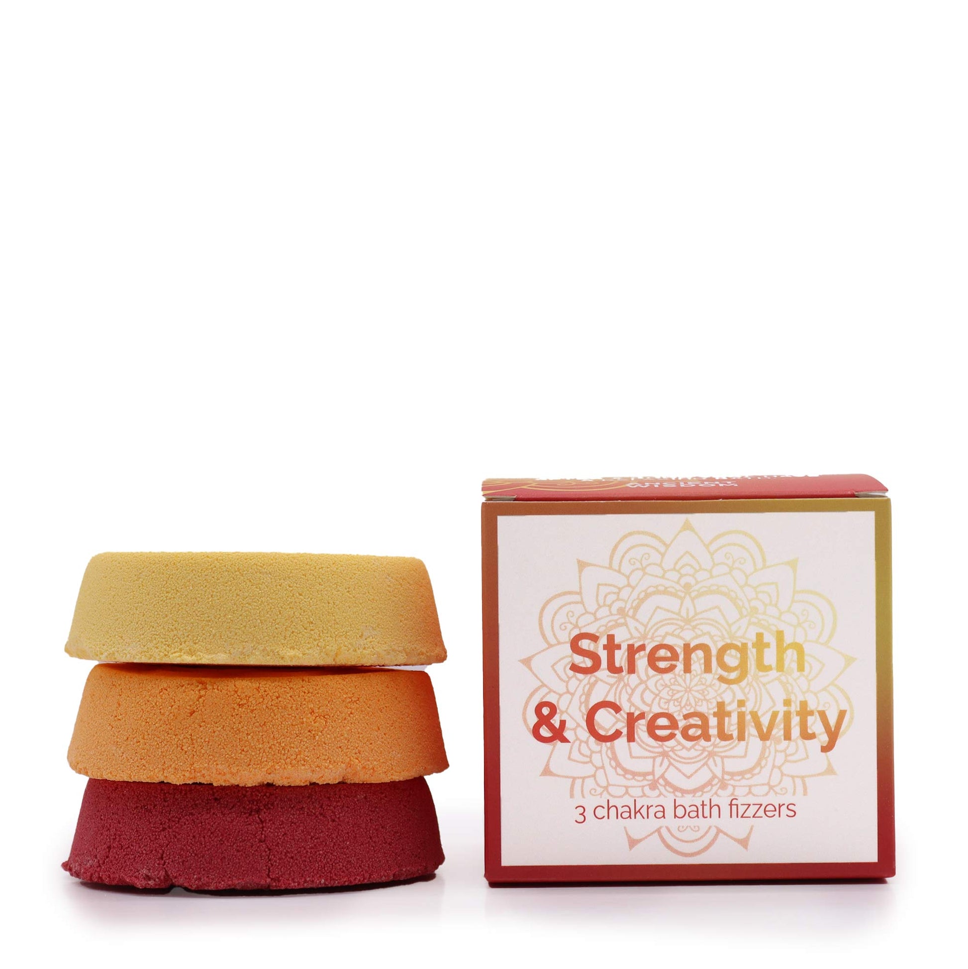 Chakra Bath Bombs Set - Strength & Creativity
