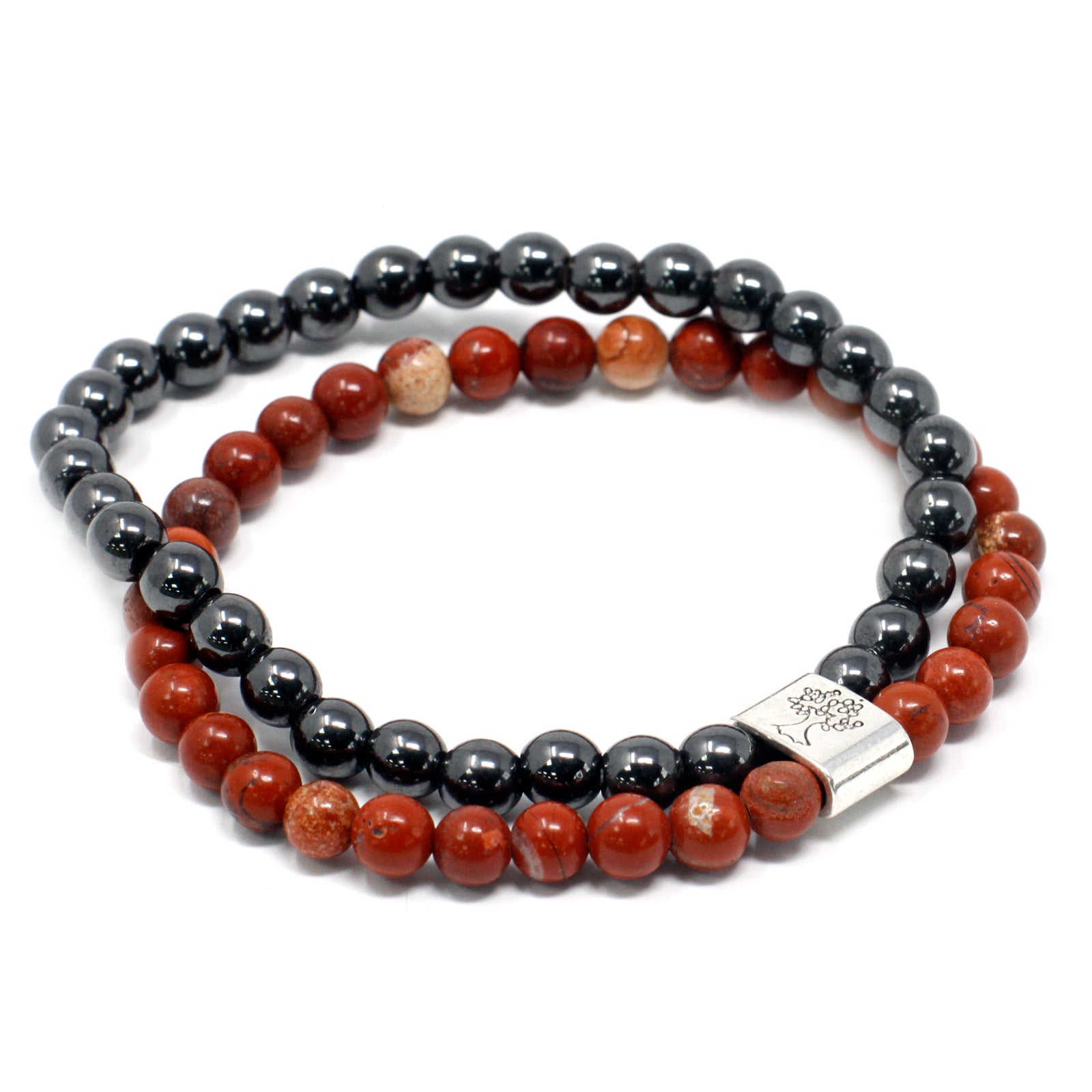 Magnetic Gemstone Bracelet - Red Stone